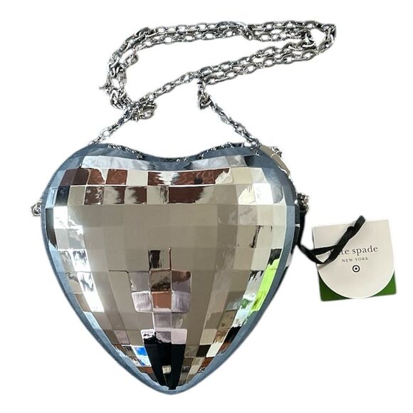 Kate Spade for Target Disco Heart-Shaped Crossbody Bag NWT - Picture 4 of 4